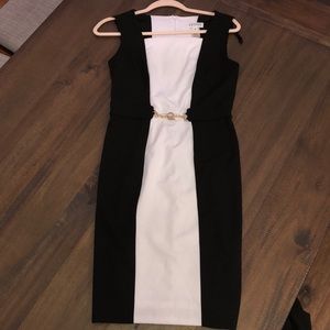 Black and white dress